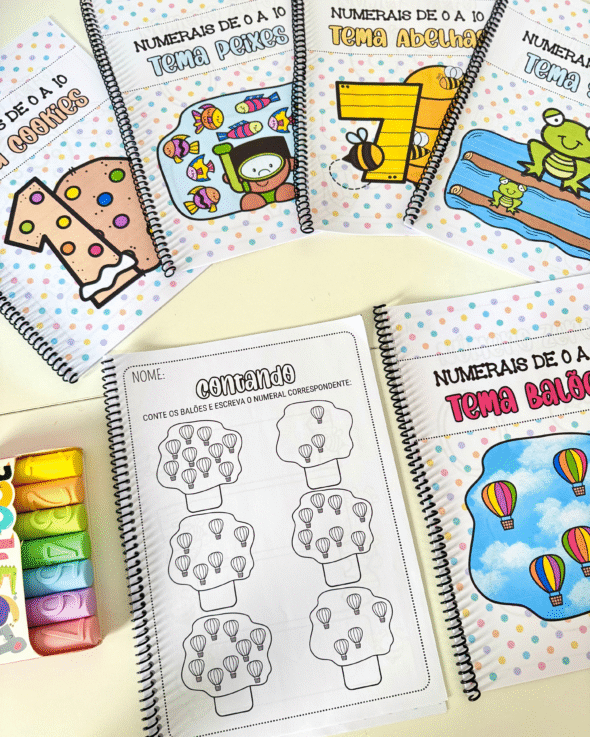 Combo de Apostilas de Numerais de 0 a 10 Educação Infantil - Imagem 2