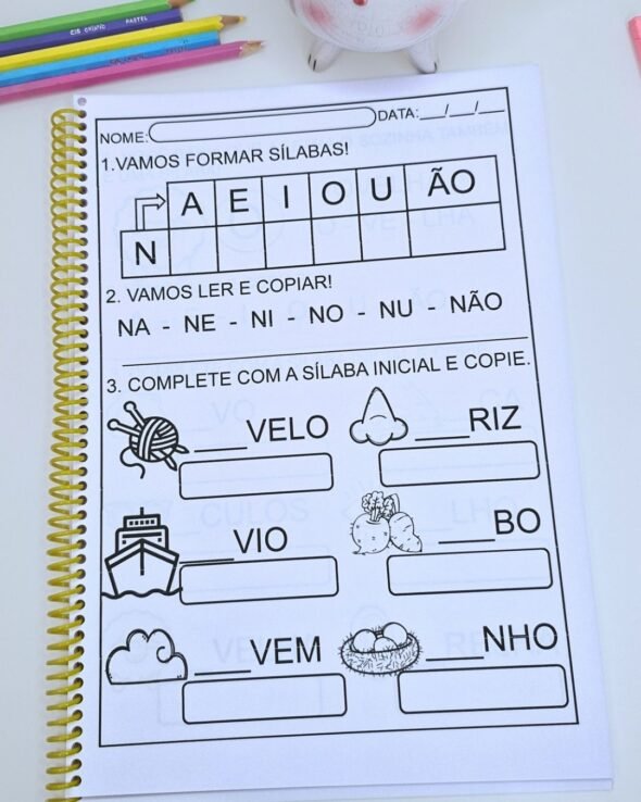 Cartilha Sílabas Simples Com O Ão - Imagem 10