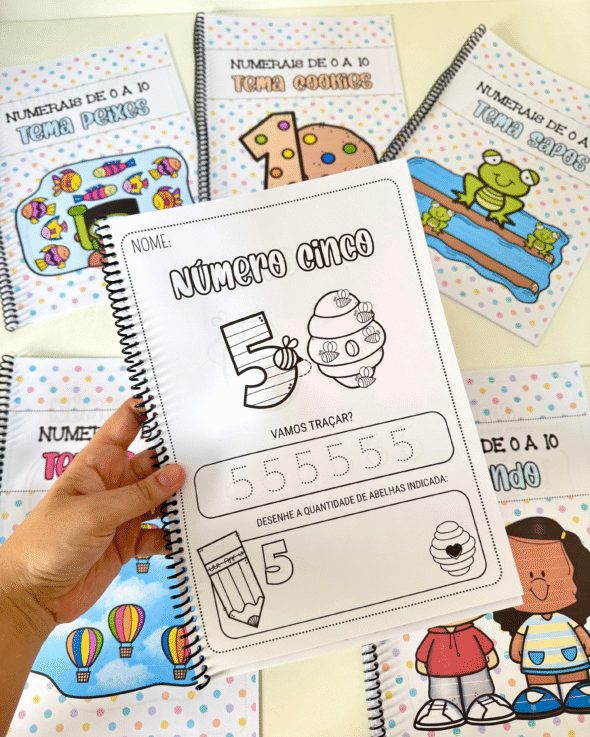 Combo de Apostilas de Numerais de 0 a 10 Educação Infantil - Imagem 4
