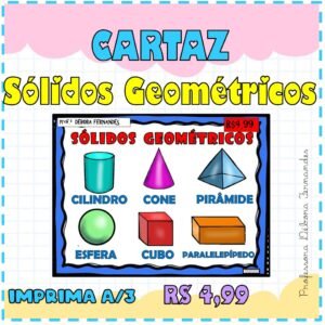 Cartaz Sólidos Geométricos A/3