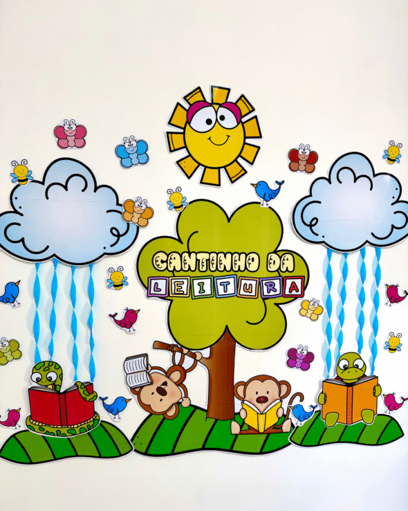 Painel Cantinho da Leitura