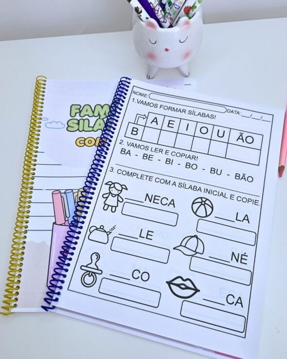 Cartilha Sílabas Simples Com O Ão