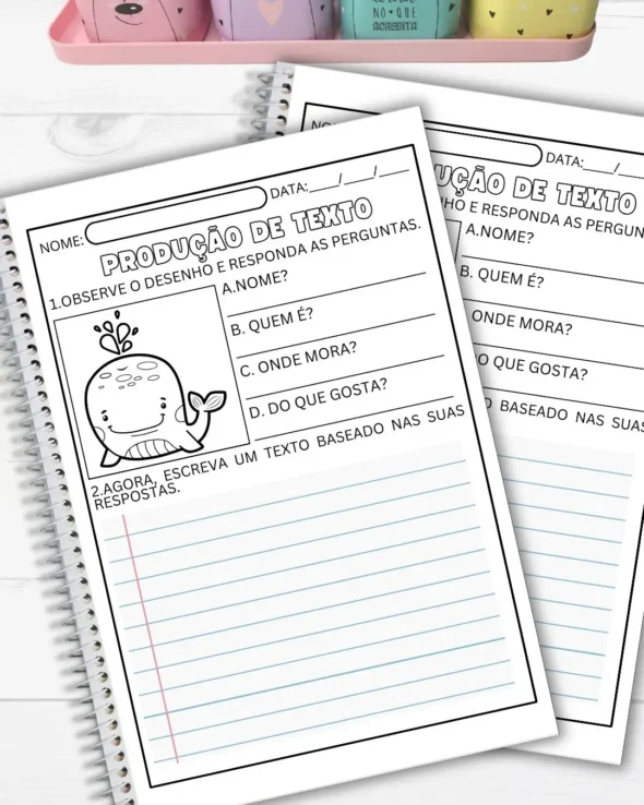 Caderno de Produção de Textos - Imagem 3