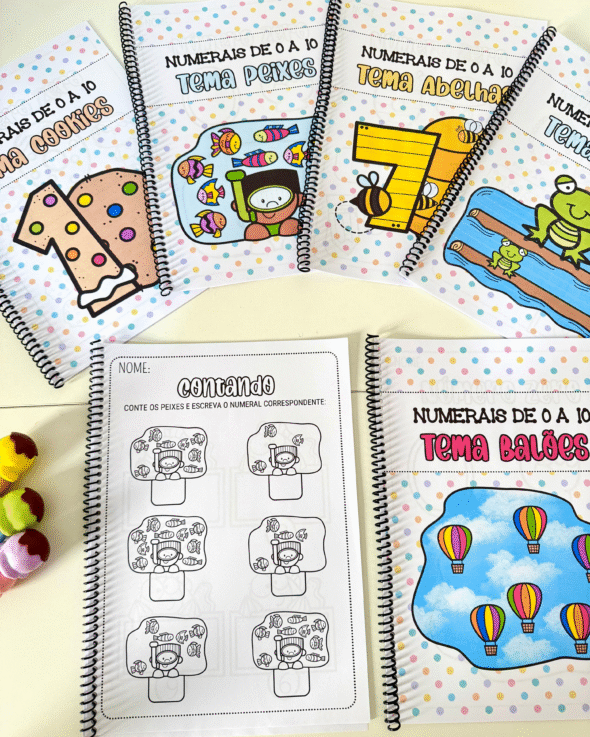 Combo de Apostilas de Numerais de 0 a 10 Educação Infantil - Imagem 7
