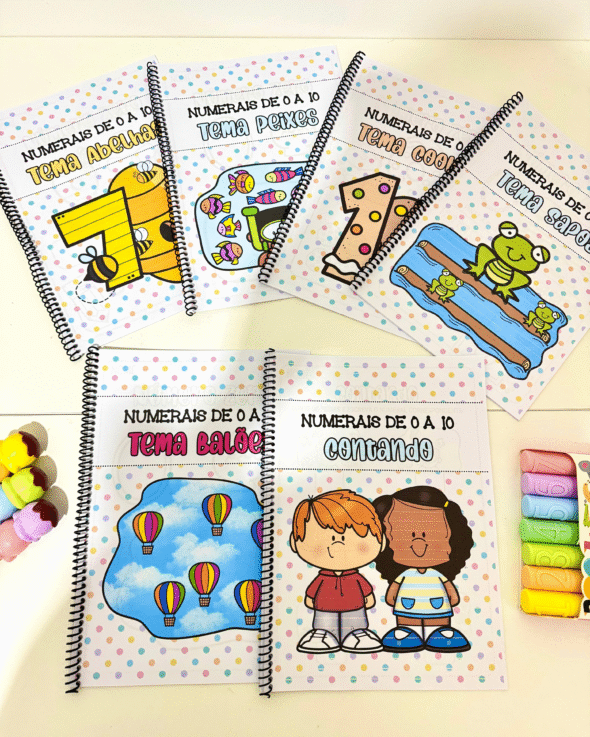 Combo de Apostilas de Numerais de 0 a 10 Educação Infantil