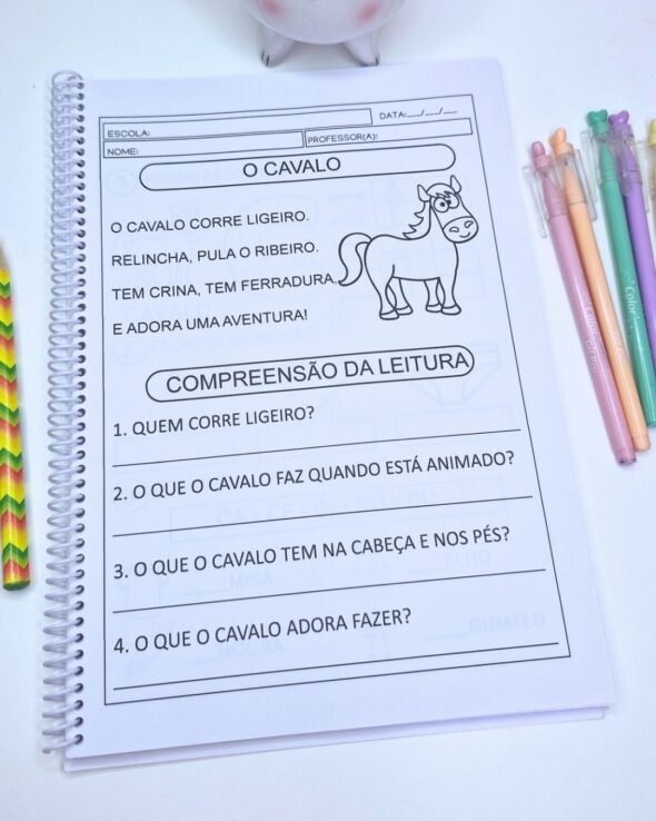 Atividades Sílabas Simples com Pequenos Textos - Imagem 5