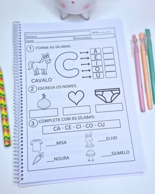 Atividades Sílabas Simples com Pequenos Textos - Imagem 6