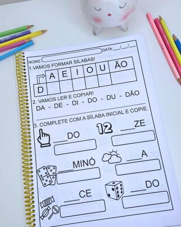 Cartilha Sílabas Simples Com O Ão - Imagem 7