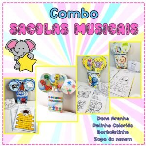 Combo Sacolas Musicais