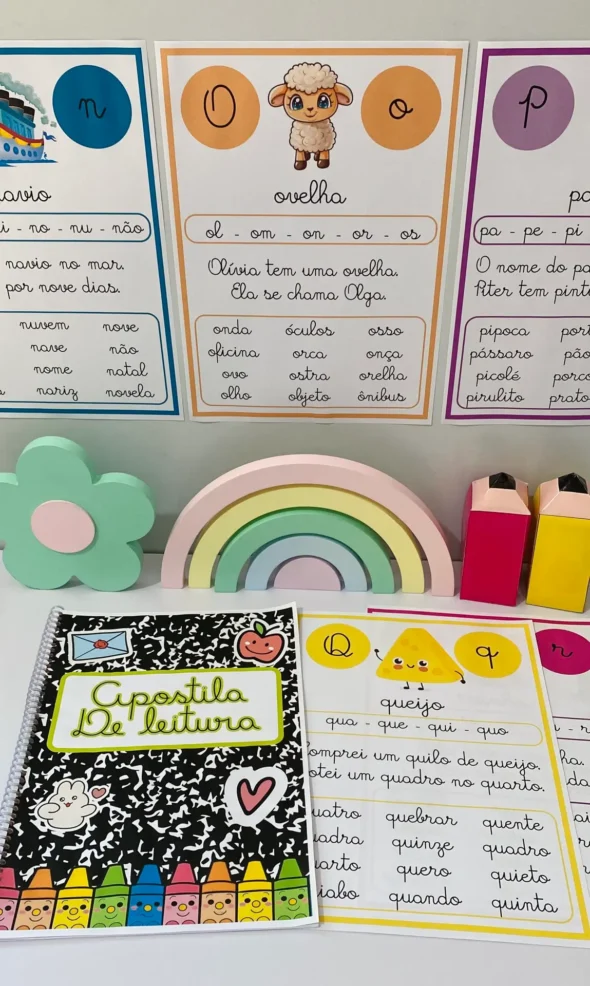 Apostila de Leitura Letra Cursiva - Imagem 4