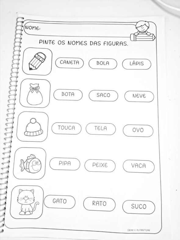 Apostila Trabalhando com Sílabas Simples - Imagem 8