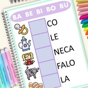 Atividades Sílabas Simples Educação Especial