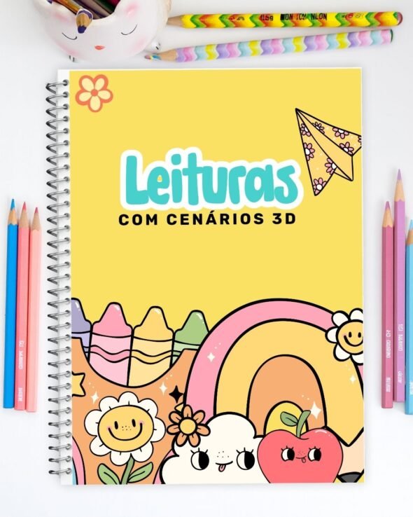 Apostila de Pequenos Textos com Interpretação e Cenário 3D - Imagem 2