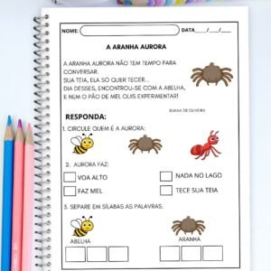 Apostila de Pequenos Textos com Interpretação e Cenário 3D