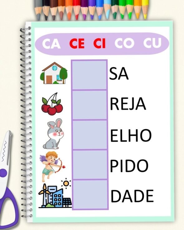 Atividades Sílabas Simples Educação Especial - Imagem 7