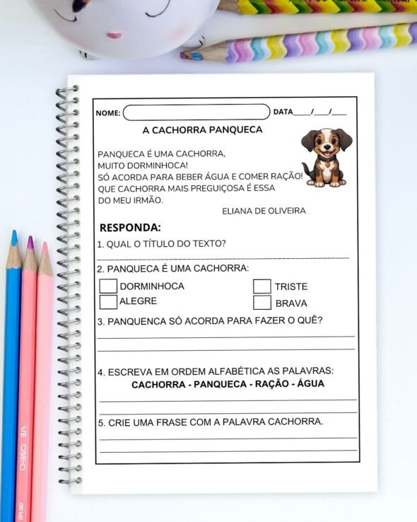 Apostila de Pequenos Textos com Interpretação e Cenário 3D - Imagem 4