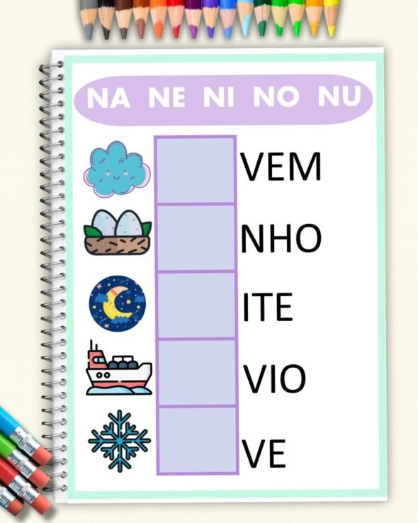 Atividades Sílabas Simples Educação Especial - Imagem 2