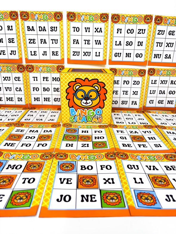 Bingo das Sílabas Tema Leãozinho - Imagem 4