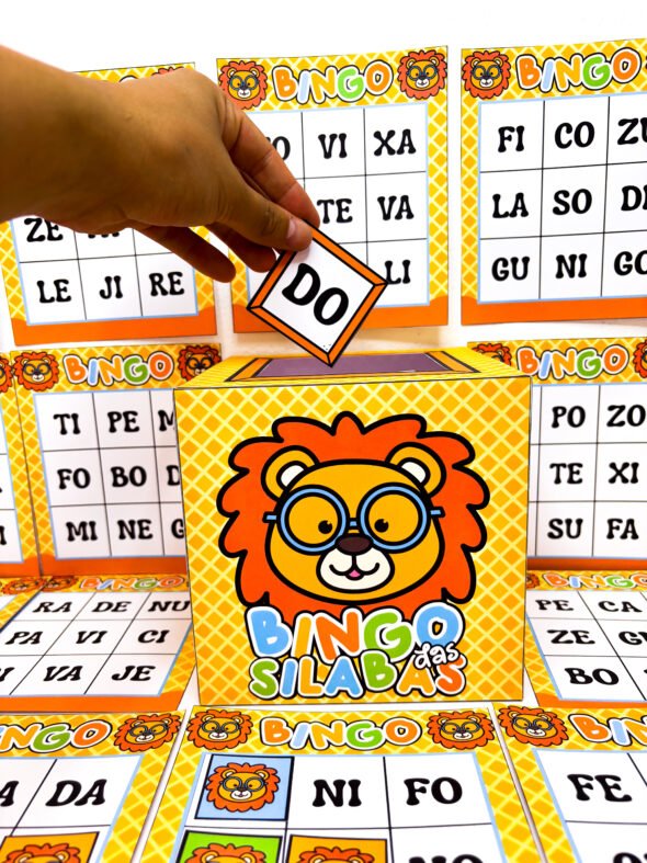 Bingo das Sílabas Tema Leãozinho - Imagem 15