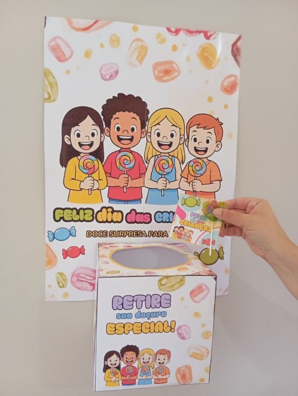 🎈 Painel Dia das Crianças 🎈  Com caixinha + cartãozinho
