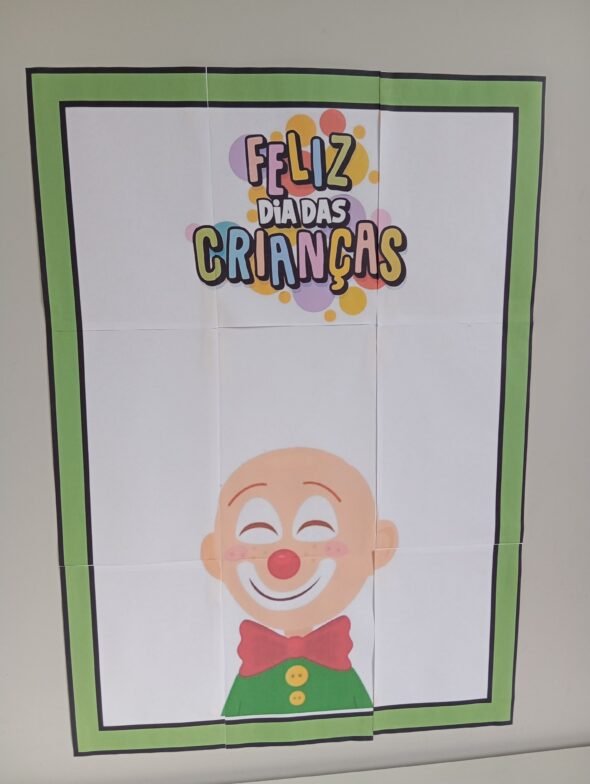 Painel Interativo Dia das Crianças Palhacinho - Imagem 5