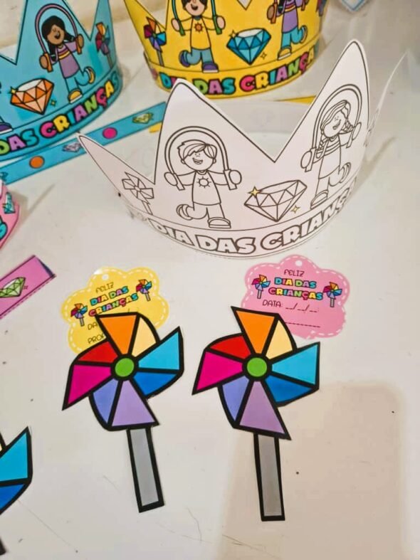 Kit Cora e Lembrancinha Fácil Dia das Crianças - Imagem 2