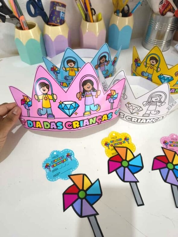 Kit Cora e Lembrancinha Fácil Dia das Crianças - Imagem 5