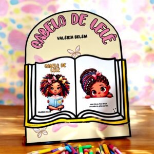 Luva Livro Cabelo de Lelê
