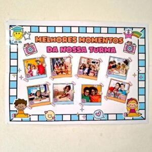 Painel Melhores Momentos da Nossa Turma Editável