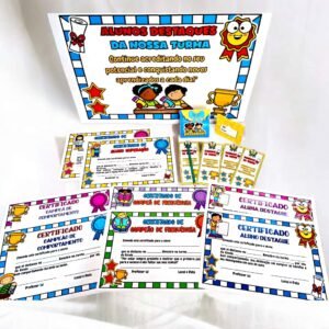 Kit de Certificados de Alunos Destaques da Turma