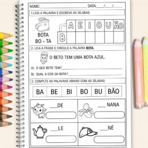 Apostila Trabalhando com Sílabas Simples