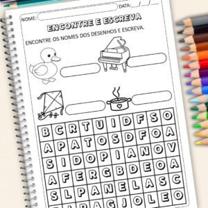 Caça Palavras - Sílabas Simples