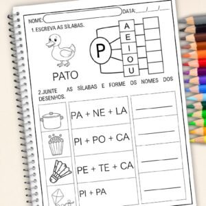 Caderno Sílabas Simples