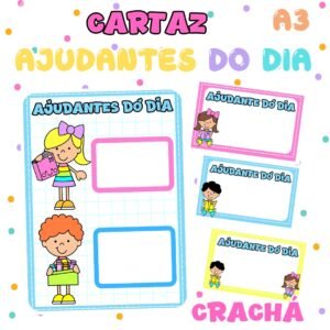 Cartaz Ajudantes do Dia