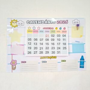 Calendário 2026 - Funcional