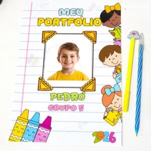 CAPA PARA PORTFÓLIO EDITÁVEL COM FOTO