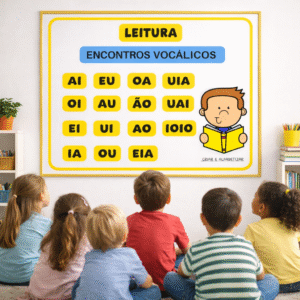 Encontros Voc&aacute;licos &ndash; Cartaz + Fichas de Leitura