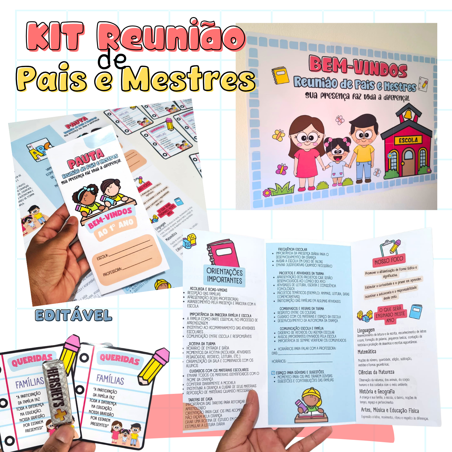 Kit Reunião de Pais para Turmas de Alfabetização