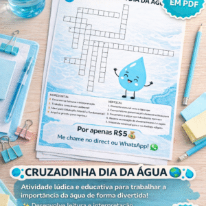 Cruzadinha Dia da Água