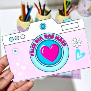 Cart&atilde;o C&acirc;mera Dia das M&atilde;es