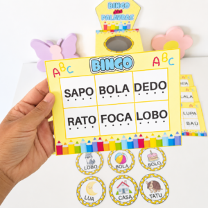 Bingo de Palavras de Sílabas Simples