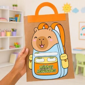 Capa  Atividades Mochila Capivara