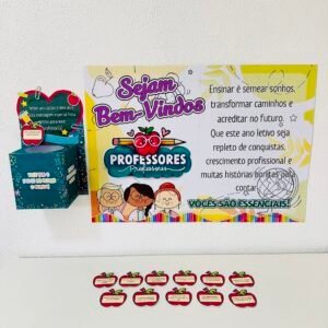 Painel de Acolhida Bem- Vindos Professores