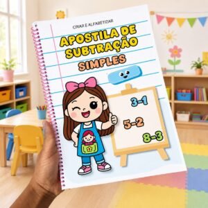Apostila de Subtração Simples com Probleminhas 1º Ano