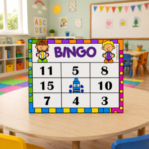Bingo de Numerais de 1 ao 20