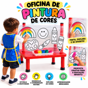 Oficina de Pintura Educação Infantil: Cores
